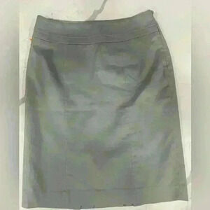 Ann Taylor LOFT Gray Skirt - Size 0